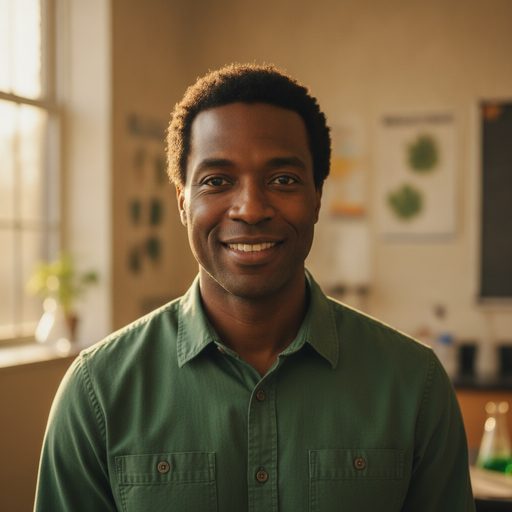 Portrait de Samuel Oyono, professeur de svt